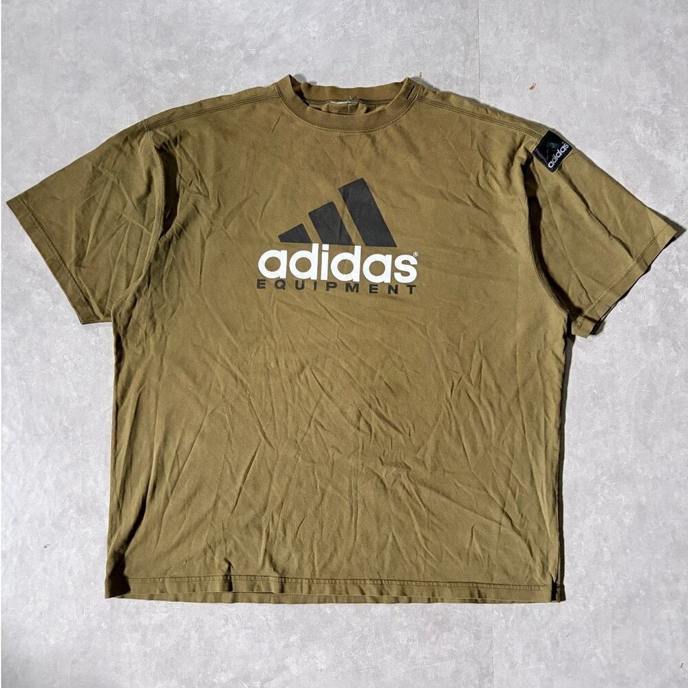 90s Vintage Adidas Equipment Green T-Shirt -XL